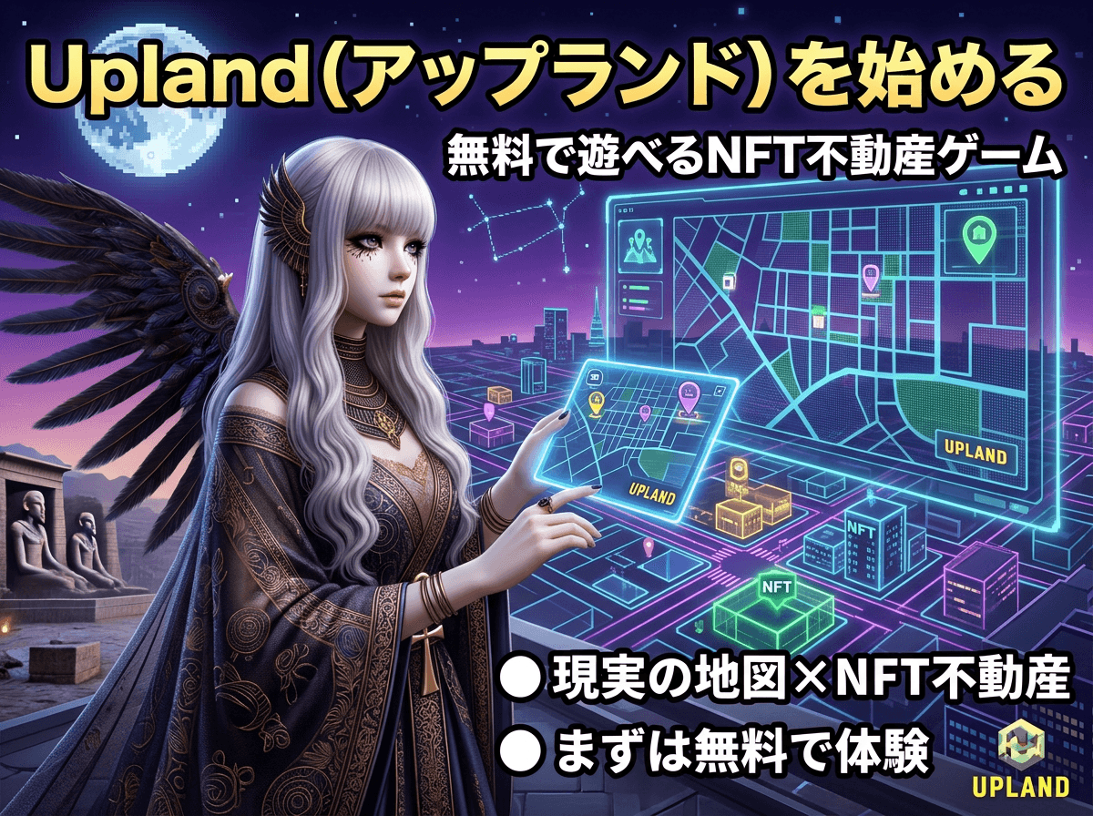 Upland（アップランド）を始める｜無料で遊べるNFT不動産ゲーム