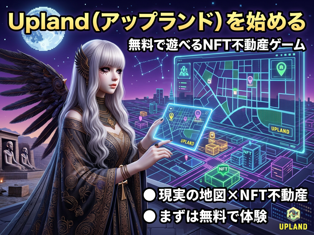 Upland（アップランド）を始める｜無料で遊べるNFT不動産ゲーム